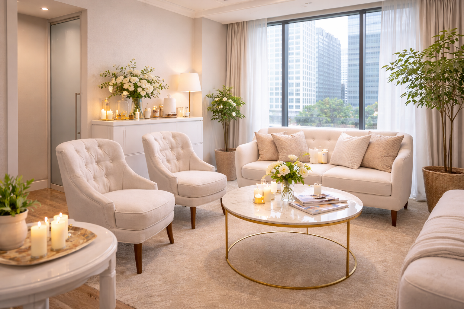 ラウンジや待合の雰囲気